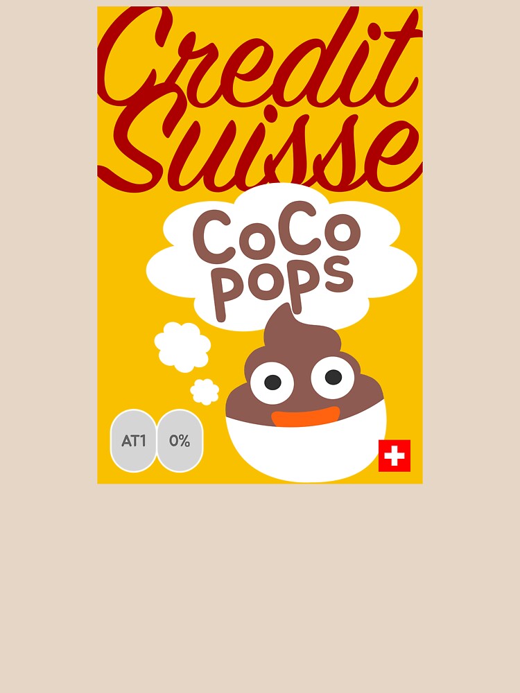 Thumbnail 3 of 3, Relaxed Fit T-Shirt, Credit Suisse CoCo Pops designed and sold by FTAlphaville.