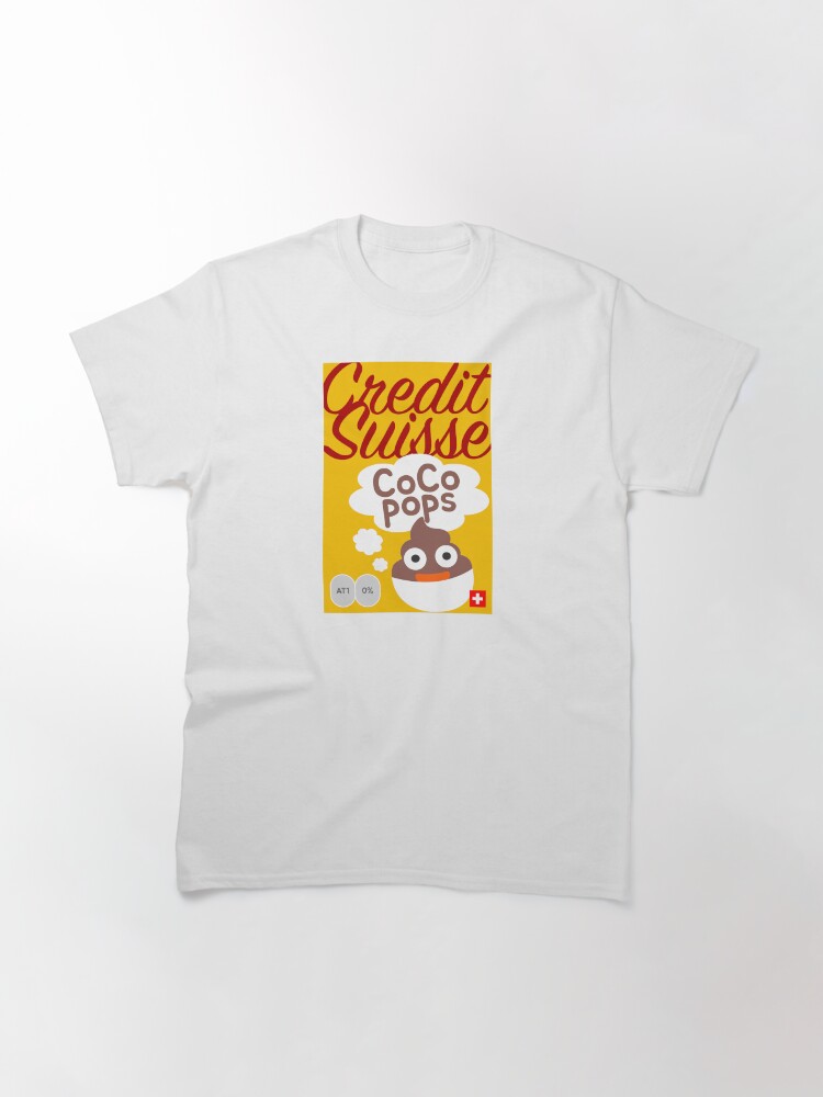 Thumbnail 3 of 7, Classic T-Shirt, Credit Suisse CoCo Pops designed and sold by FTAlphaville.