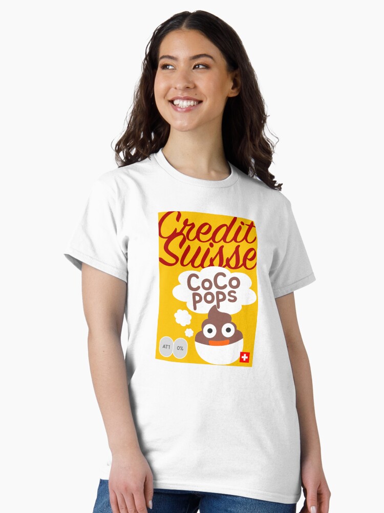 Thumbnail 2 of 7, Classic T-Shirt, Credit Suisse CoCo Pops designed and sold by FTAlphaville.