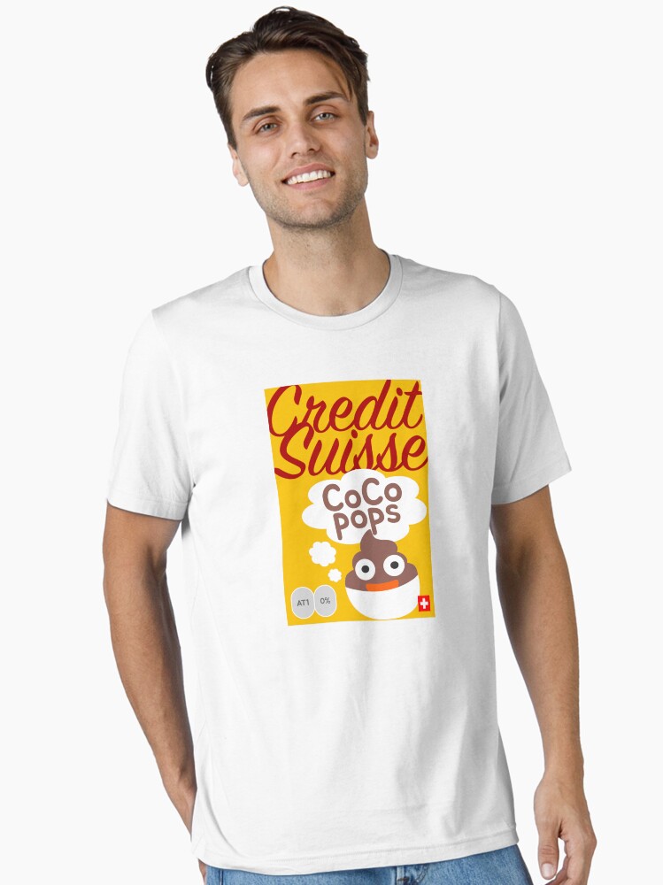 Thumbnail 1 of 7, Essential T-Shirt, Credit Suisse CoCo Pops designed and sold by FTAlphaville.