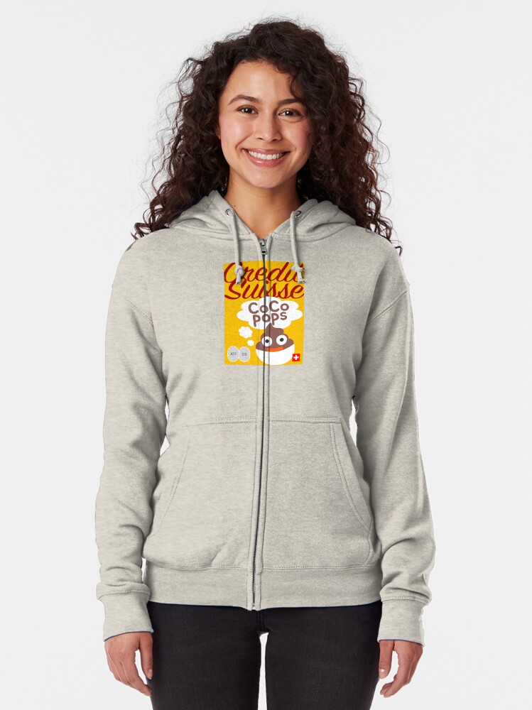 Thumbnail 2 of 5, Zipped Hoodie, Credit Suisse CoCo Pops designed and sold by FTAlphaville.