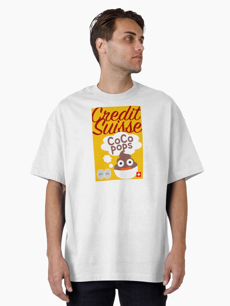 Thumbnail 1 of 7, Oversized T-Shirt, Credit Suisse CoCo Pops designed and sold by FTAlphaville.
