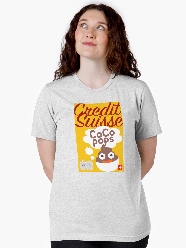Thumbnail 2 of 7, Tri-blend T-Shirt, Credit Suisse CoCo Pops designed and sold by FTAlphaville.