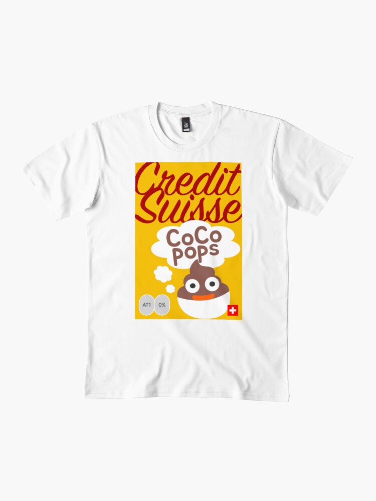 Thumbnail 2 of 4, Premium T-Shirt, Credit Suisse CoCo Pops designed and sold by FTAlphaville.