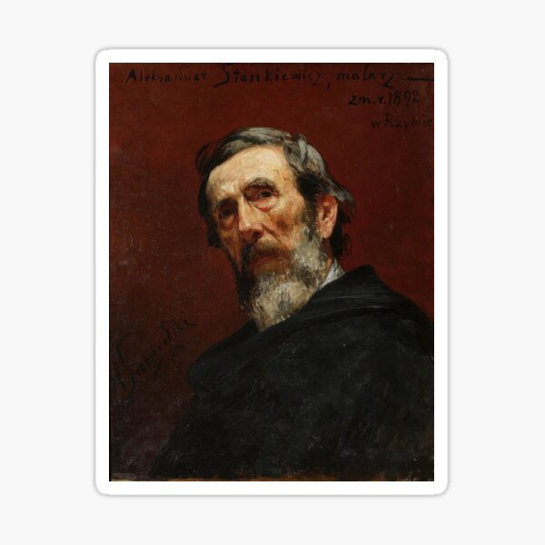 Item preview, Henryk Siemiradzki  Portrait of Aleksander Stankiewicz, painter designed and sold by TeeARTHY.