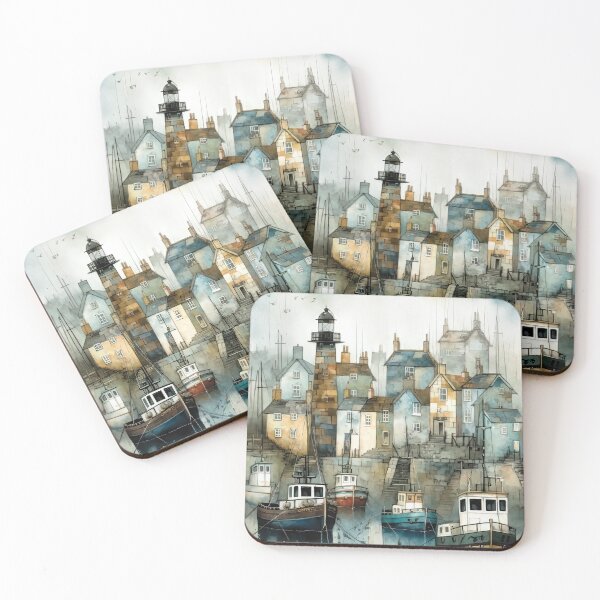Item preview, The little fishing village designed and sold by Brian Tarr.