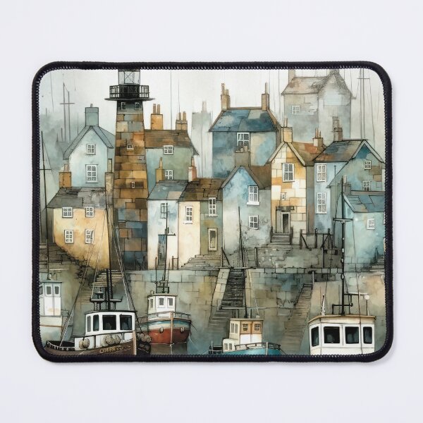 Item preview, The little fishing village designed and sold by Brian Tarr.