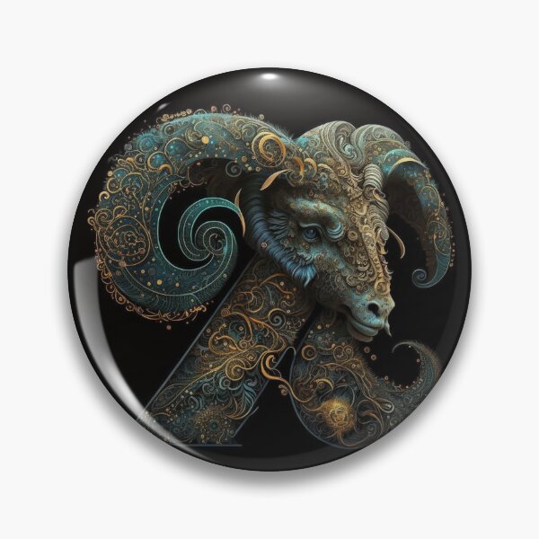 Item preview, Steampunk Astrology (Aries) - Sticker and T-Shirt Design designed and sold by MindAsylum.