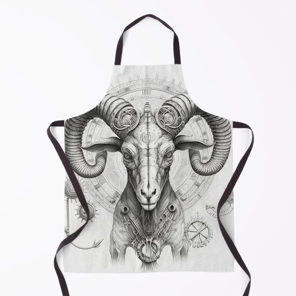 Item preview, Steampunk Astrology (Aries) #2 - Sticker and T-Shirt Design designed and sold by MindAsylum.