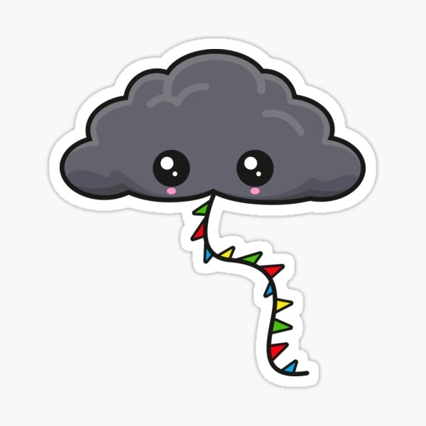 Nope Cloud Sticker