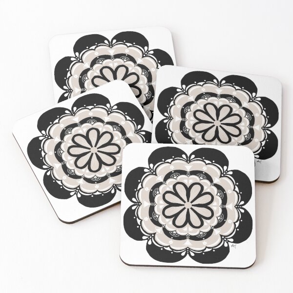 Item preview, Doily Mandala - Black designed and sold by Andrea Turner.