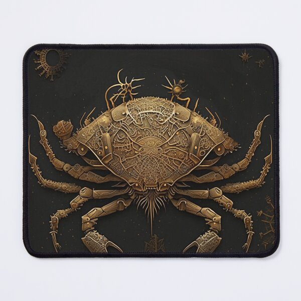 Item preview, Steampunk Astrology (Cancer) - Sticker and T-Shirt Design designed and sold by MindAsylum.