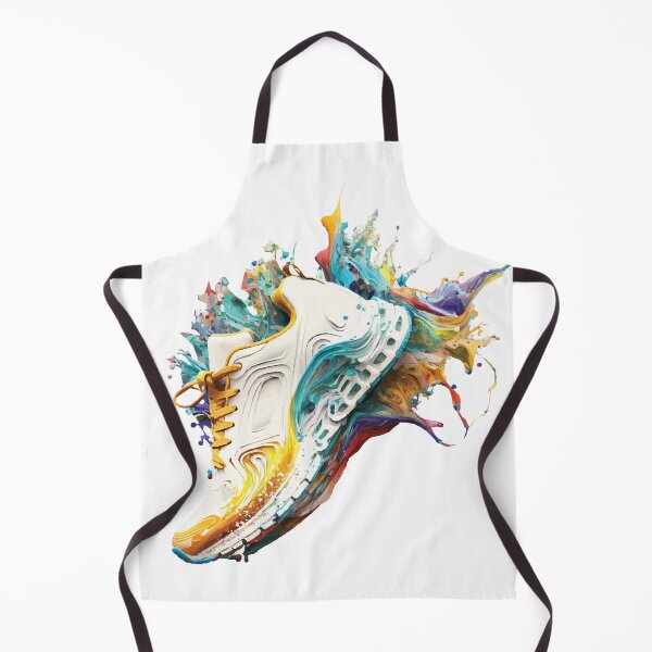 Item preview, A White Running Shoe With Paint -Run Vibrant designed and sold by GVRDesign.