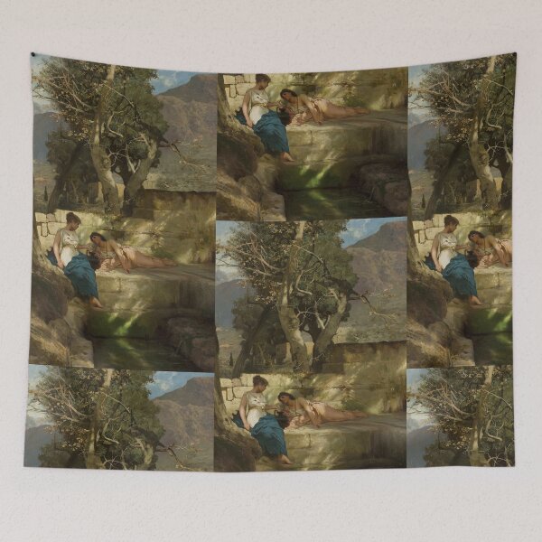 Item preview,  Henryk Siemiradzki  At the fountain head – Roman idyll designed and sold by TeeARTHY.