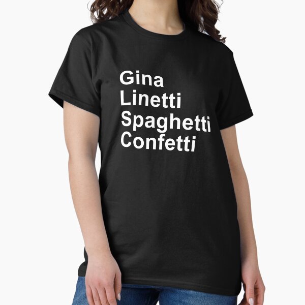 Item preview, Gina Linetti Spaghetti Confetti Brooklyn 99 designed and sold by shirtsbyphil.