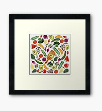 eat clean Framed Print