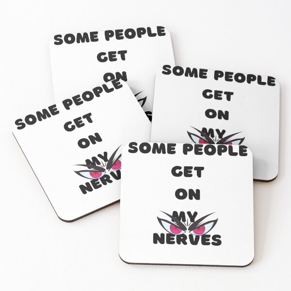 Item preview, Some people get on my nerves with eyes. designed and sold by TenderSoar.