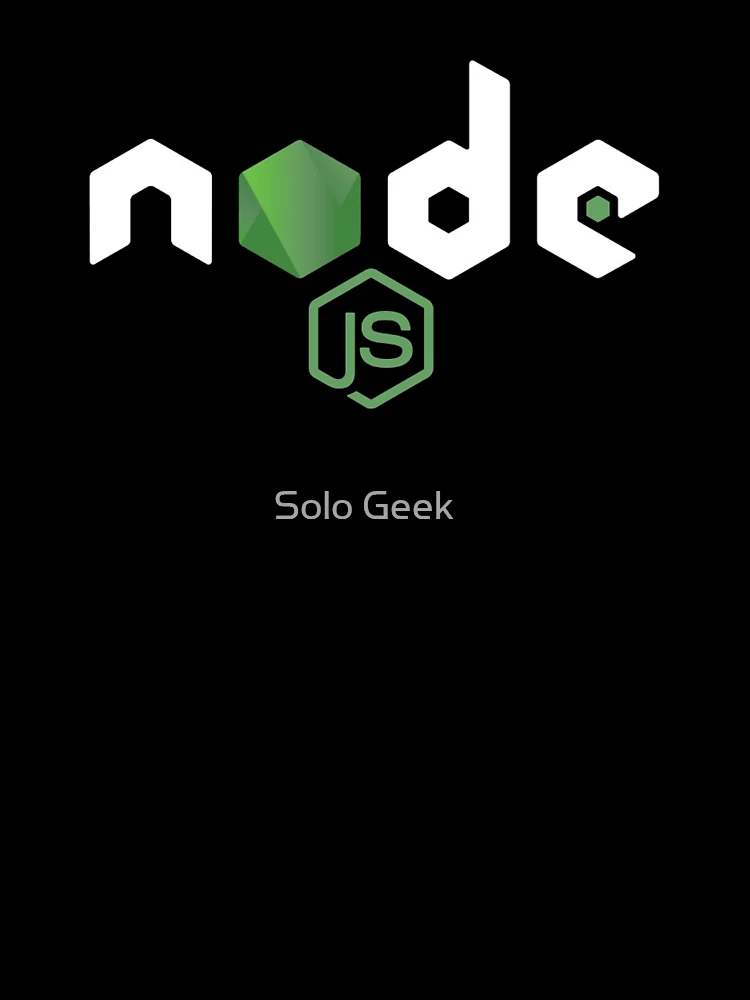 Thumbnail 7 von 7, Oversized T-Shirt, NodeJS JavaScript Programmer designt und verkauft von Solo Geek .