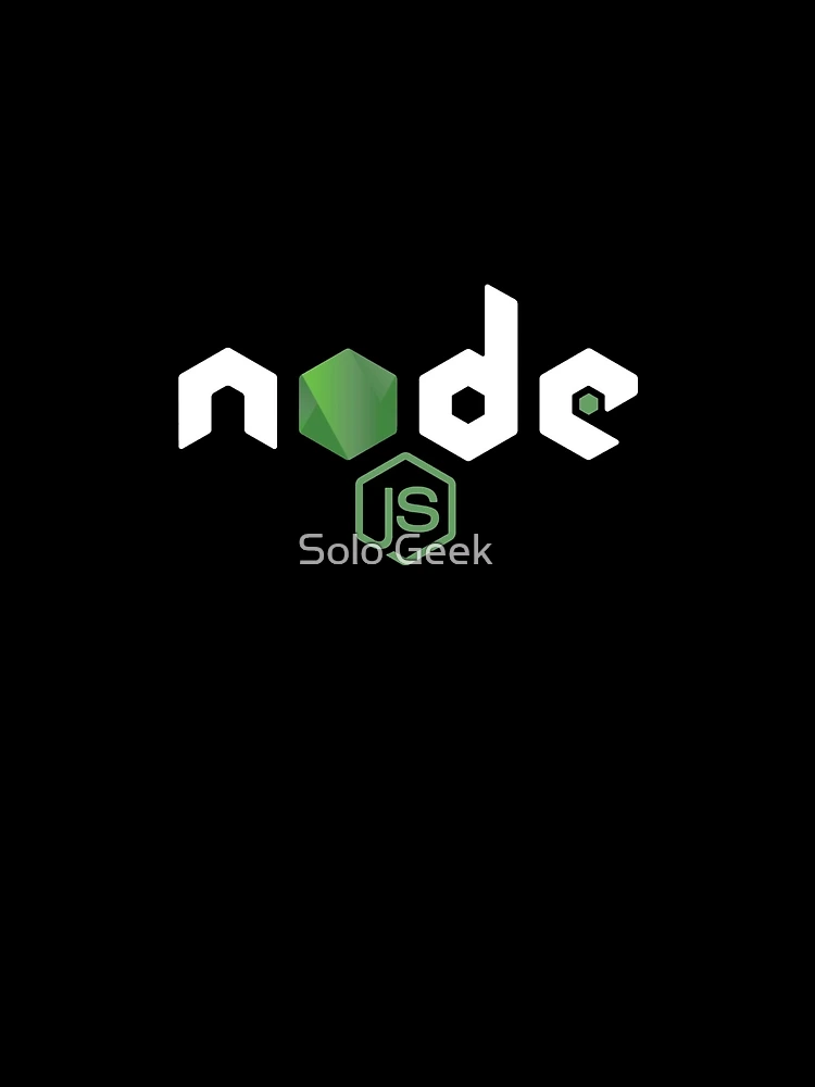 Thumbnail 4 of 4, Graphic T-Shirt, NodeJS JavaScript Programmer designed and sold by Solo Geek .