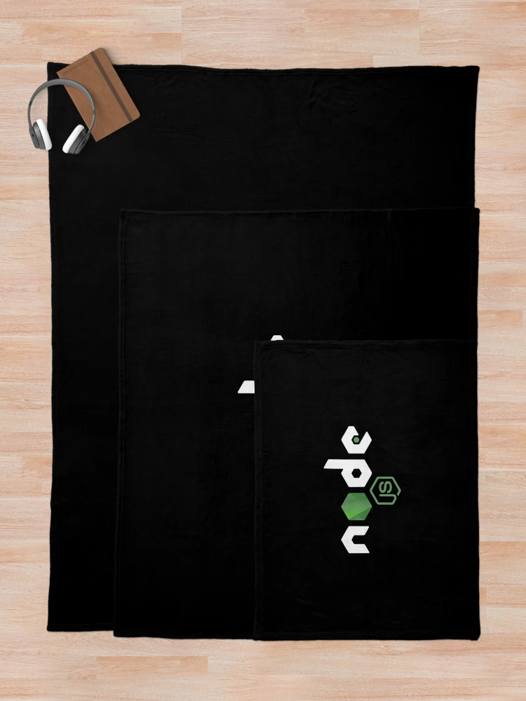 Thumbnail 5 of 6, Throw Blanket, NodeJS JavaScript Programmer designed and sold by Solo Geek .
