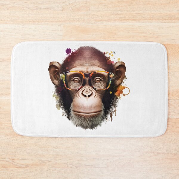Item preview, Colorful Monkey With Glasses designed and sold by ekachar.