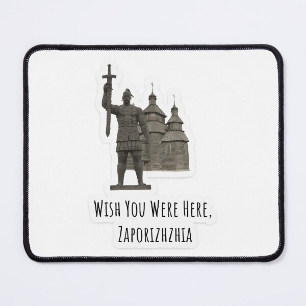 Item preview, Wish You Were Here, Zaporizhzhia Sticker designed and sold by zefirdsgn.