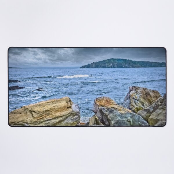 Item preview, Rocks on Peaks Island designed and sold by Viv Thompson Photography .