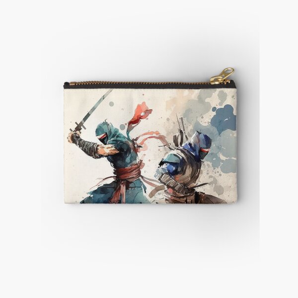 Artikelvorschau, ninja fight watercolor entworfen und verkauft von shokA Design.