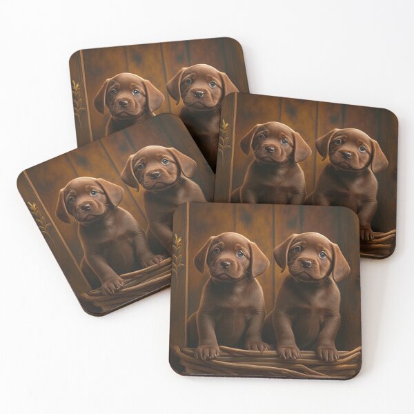 Item preview, Brown puppies designed and sold by MajinCactus.