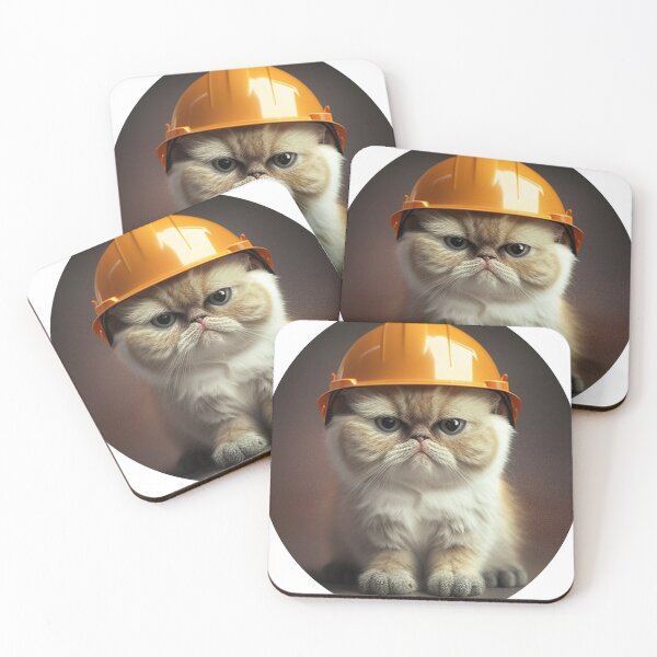 Item preview, Catswithhardhats cute designed and sold by UK-DEVISER.