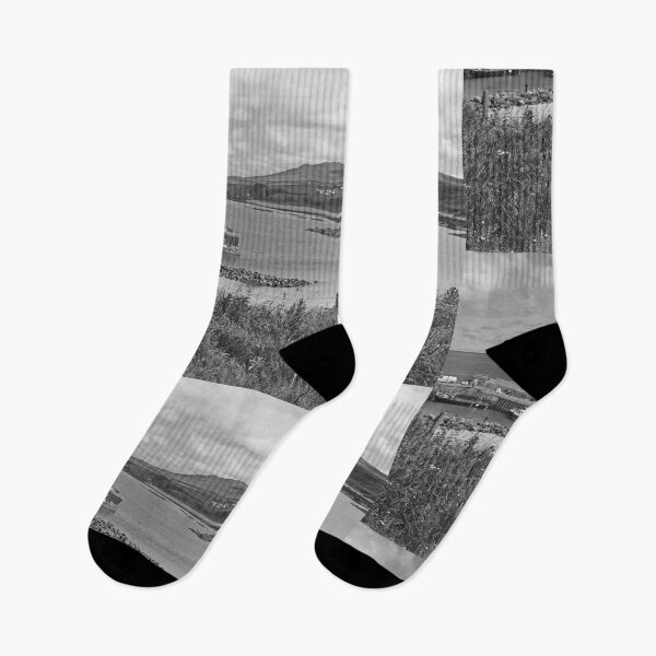 Item preview, Malin pier county Donegal Ireland black and white designed and sold by eddiebarronshop.
