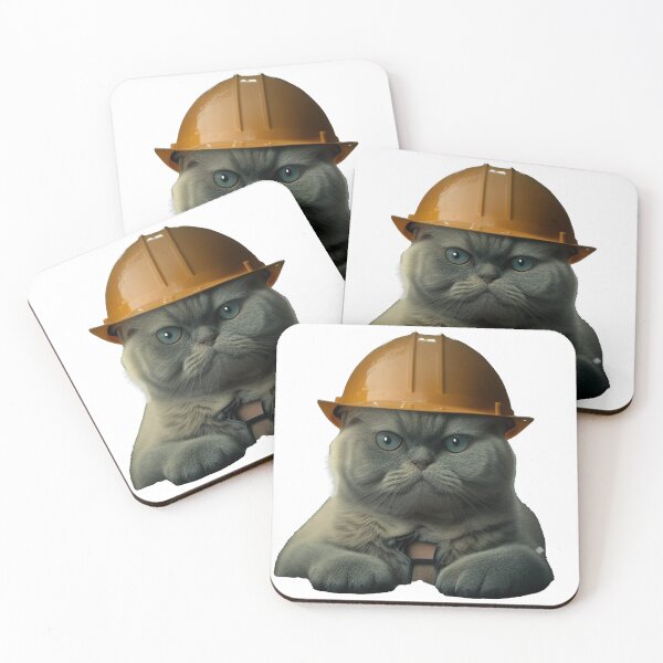Item preview, Catswithhardhats cute designed and sold by UK-DEVISER.