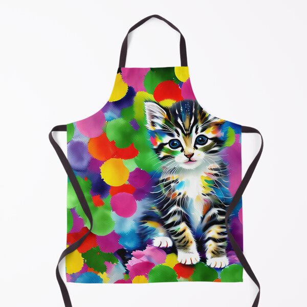 Aperçu de l'œuvre Lovely Kitty Artwork in Oils créée et vendue par oyonni design.