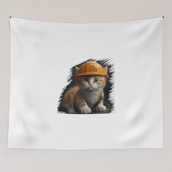 Item preview, Catswithhardhats cute designed and sold by UK-DEVISER.