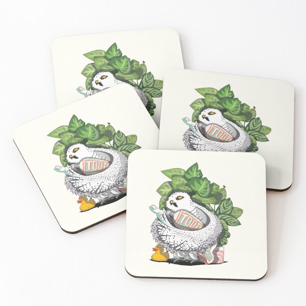 Item preview, Polar Bear unblocking the toilet, funny arctic animal bathroom art designed and sold by Wyattdesign.