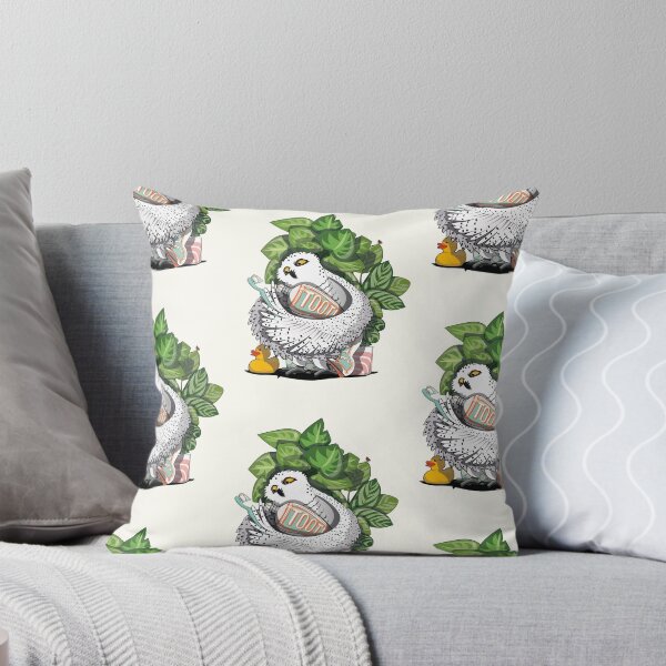 Item preview, Polar Bear unblocking the toilet, funny arctic animal bathroom art designed and sold by Wyattdesign.