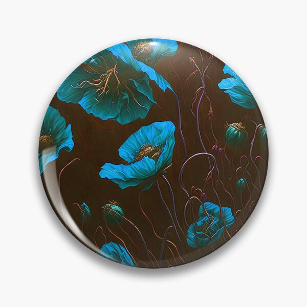 Item preview, Poppy Pandemonium Blue designed and sold by cuprum.