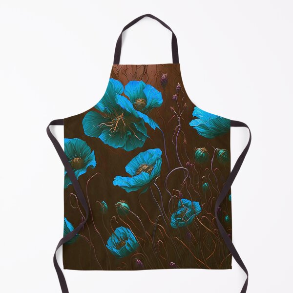 Item preview, Poppy Pandemonium Blue designed and sold by cuprum.