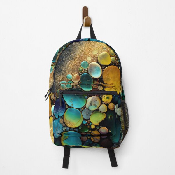 Item preview, Pointillism seaglass golden streams abstract designed and sold by Piotrek0001.