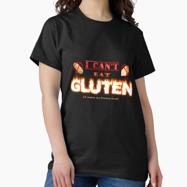 Item preview, I can't eat gluten it makes my tummy hurt gluten intolerant celiac meme designed and sold by snazzyseagull.