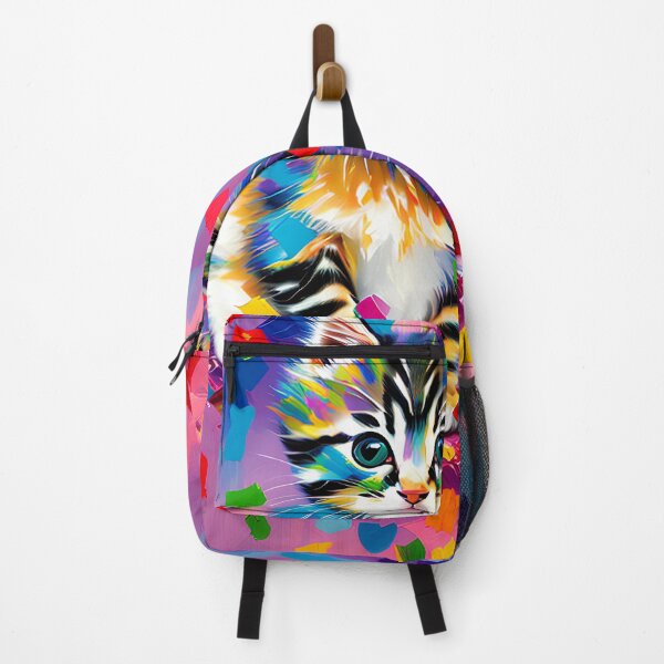 Item preview, Enchanting Kitty Art in Oil designed and sold by oyonni design.