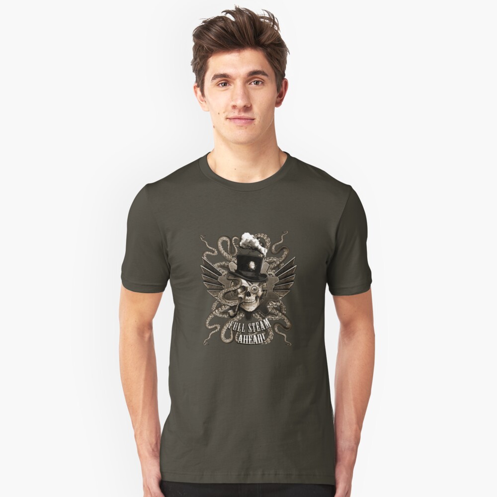 Full Steam Ahead! Slim Fit T-Shirt