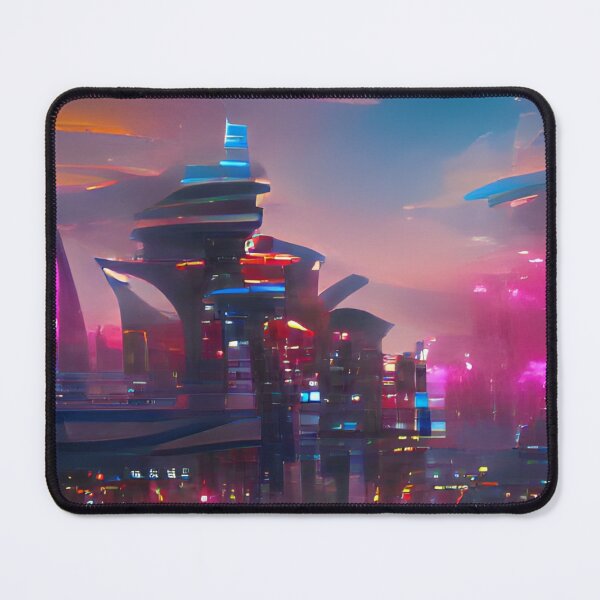 Item preview, "Futuristic Cityscape" designed and sold by WomboCreates.