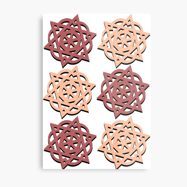 Westminster Pattern Metal Print