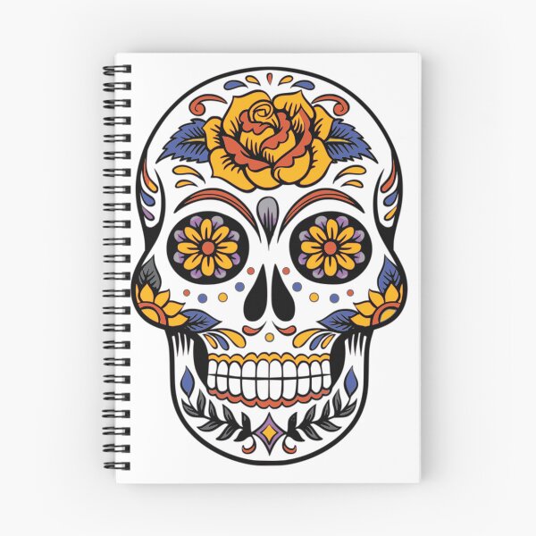 Item preview, Ilustración de calavera de azúcar designed and sold by suewen.