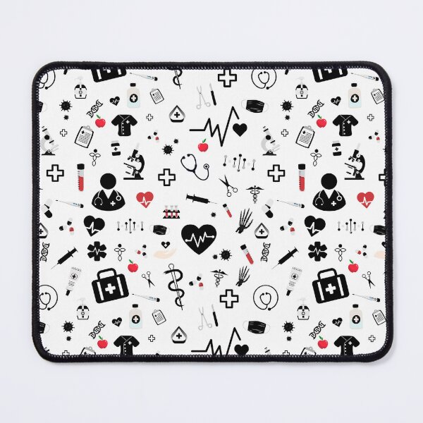 Item preview, Medical Elements Healthcare Worker NHS Funny Pattern designed and sold by SoccaTamam.