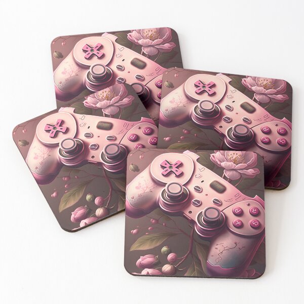 Item preview, Gamer Girl Floral Controller designed and sold by Asfamoth.