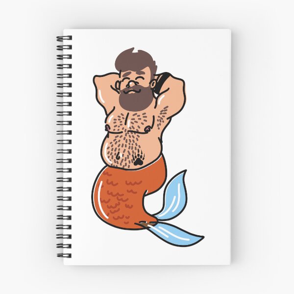 Item preview, Gay Bear Little Merman for Beach Wear and Wall Decor - Gay Bear Merman pride month designed and sold by ItalianCub.