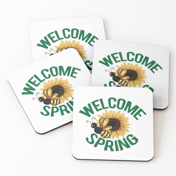 Item preview, Welcome Spring Bee designed and sold by Freshinkshop.