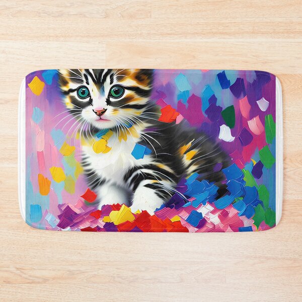 Artikelvorschau, Cute Kitty Designs in Oil Paint entworfen und verkauft von oyonni design.